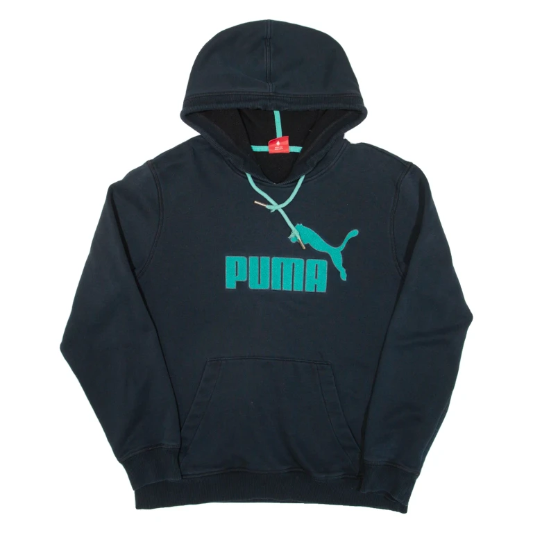 PUMA Mens Blue Hoodie M