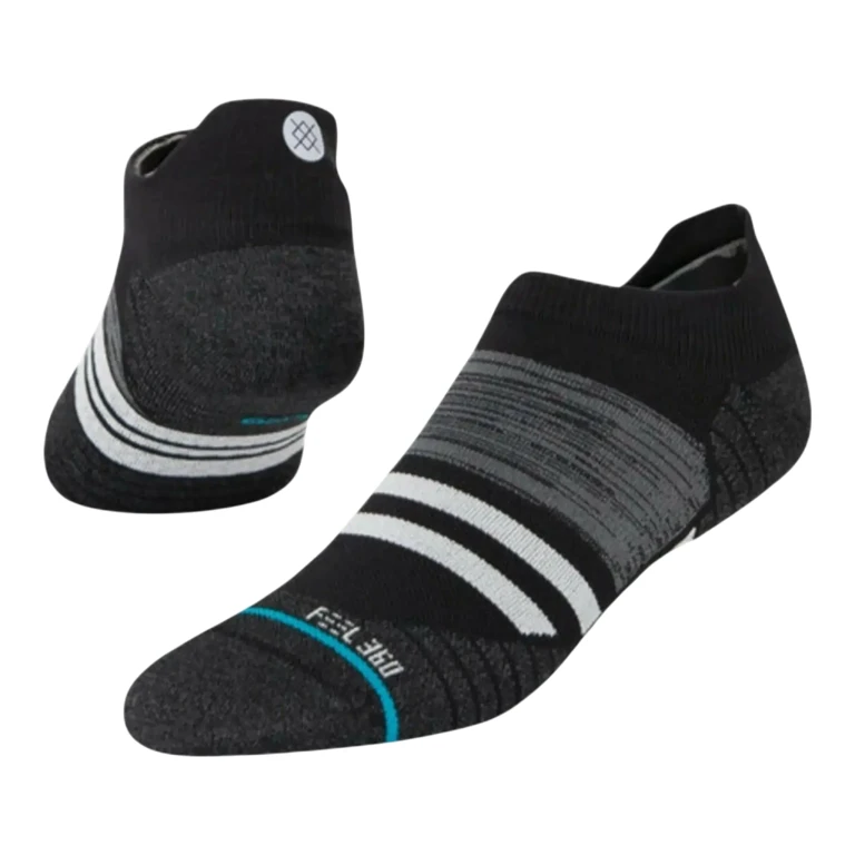 Depart Tab Running Ankle Socks Black