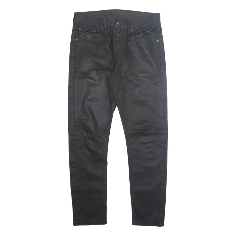 LEVI'S Mens Trousers Black Regular Tapered W30 L30