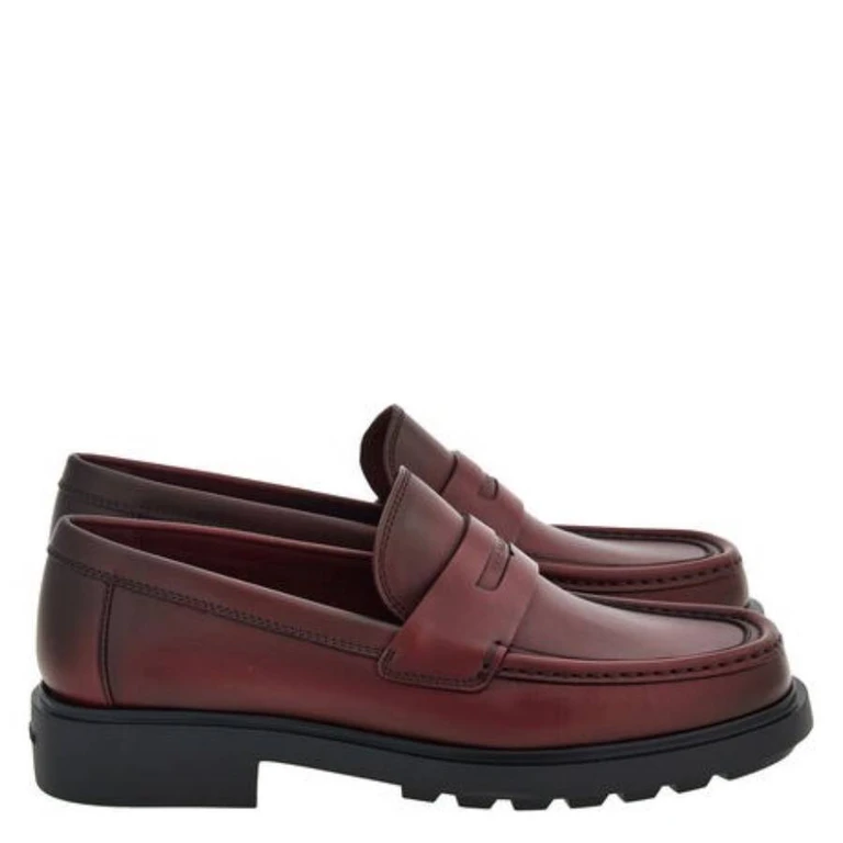 Ferragamo Donny Leather Penny Loafers, Size 9 EE