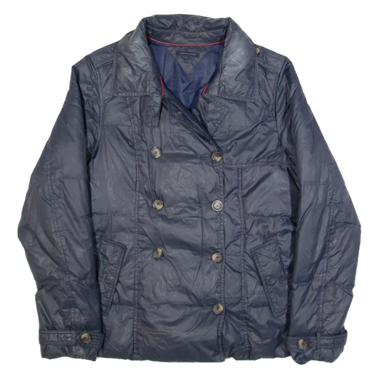 TOMMY HILFIGER Down Insulated Womens Puffer Jacket Blue XL