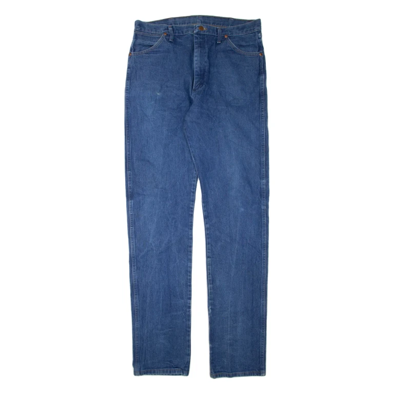 WRANGLER Womens Jeans Blue Regular Straight W36 L40