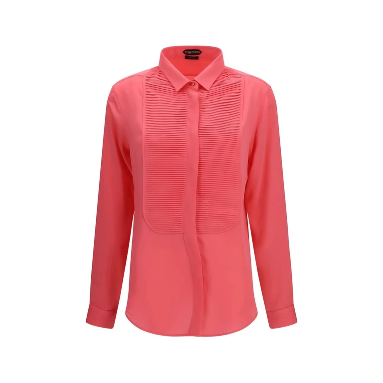 Multicolor Silk Dress Shirt - Women