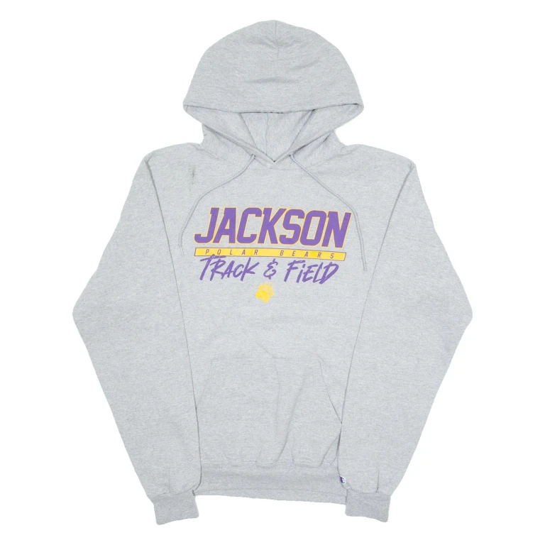 CHAMPION Jackson Polar Bears Mens Grey Hoodie USA M