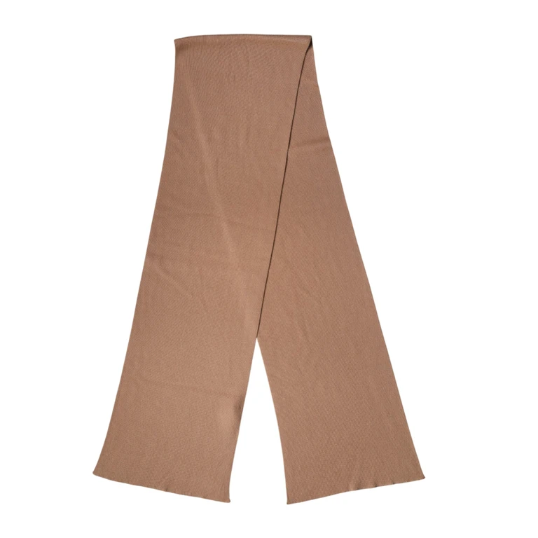Brown Cashmere Knitted Neck Wrap Shawl Scarf - Men