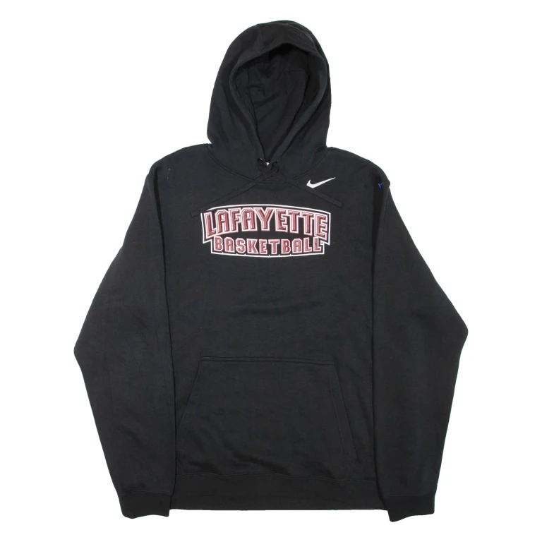 NIKE Lafayette Basketball Mens Black Hoodie USA XL