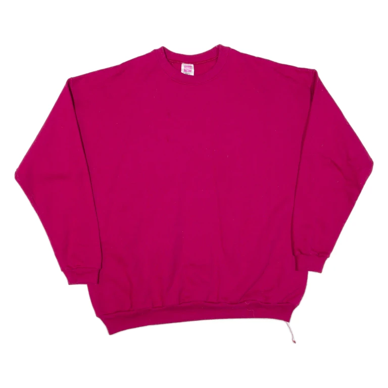 HANES Womens Sweatshirt Purple XL