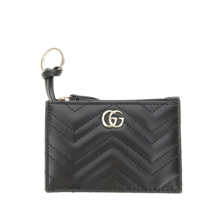 Porte-clés Gucci GG Marmont en cuir