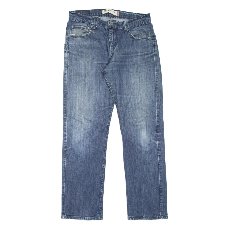 LEVI'S 505 Jeans Mens Blue Regular Straight Stone Wash W31 L32