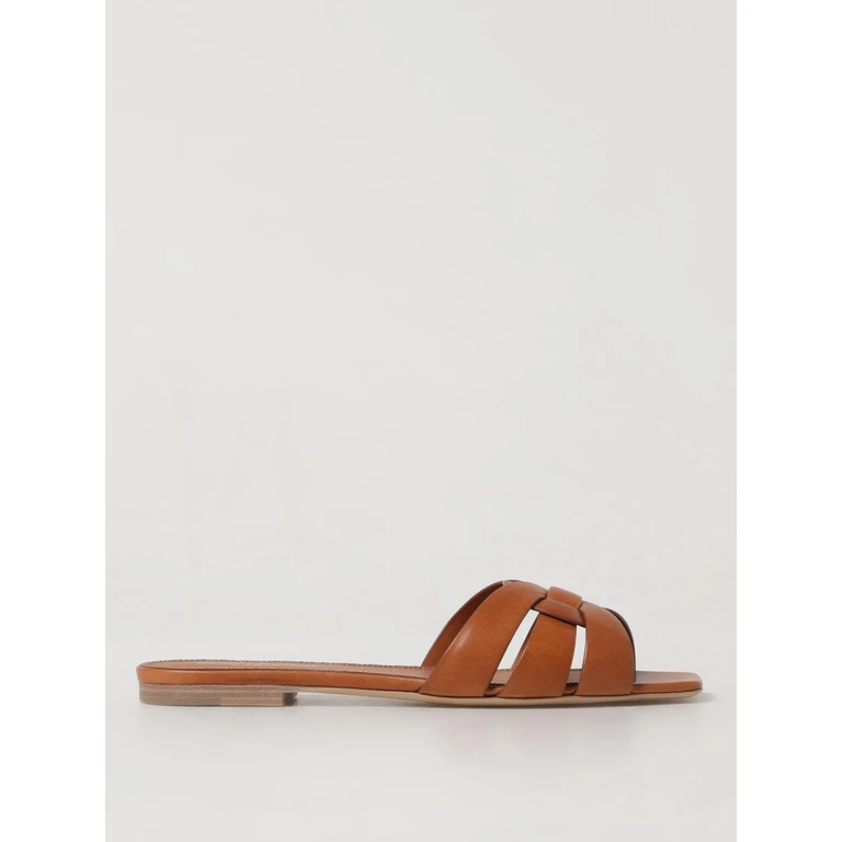 SAINT LAURENT Heeled Sandal Woman color Amber (571952BDA002206)