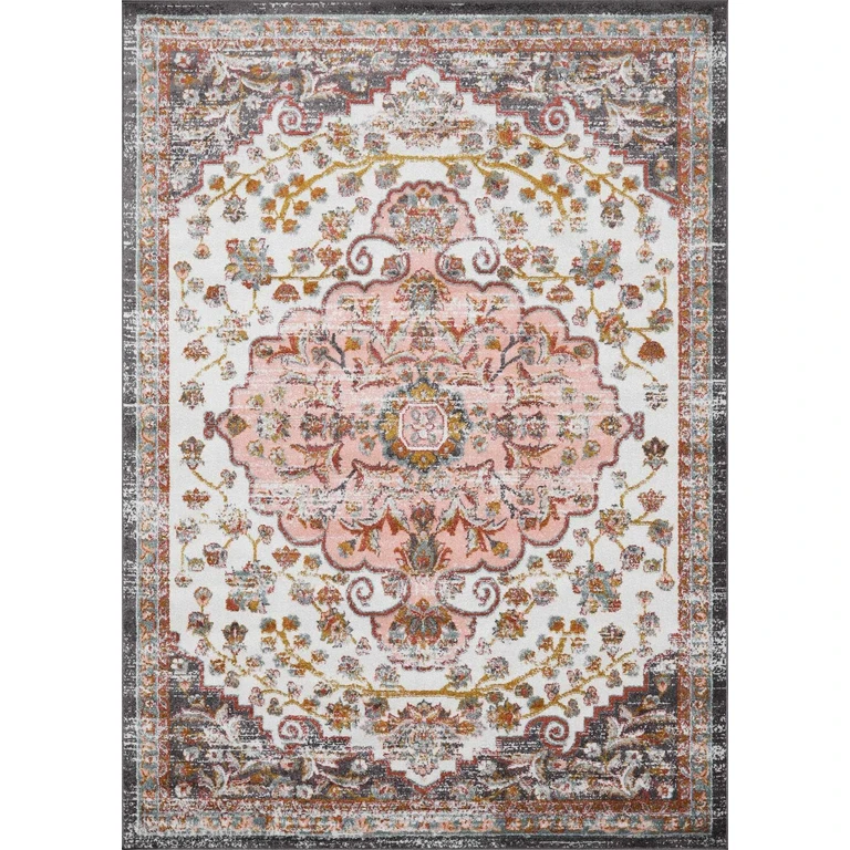 Oark Floral Medallion Area Rug