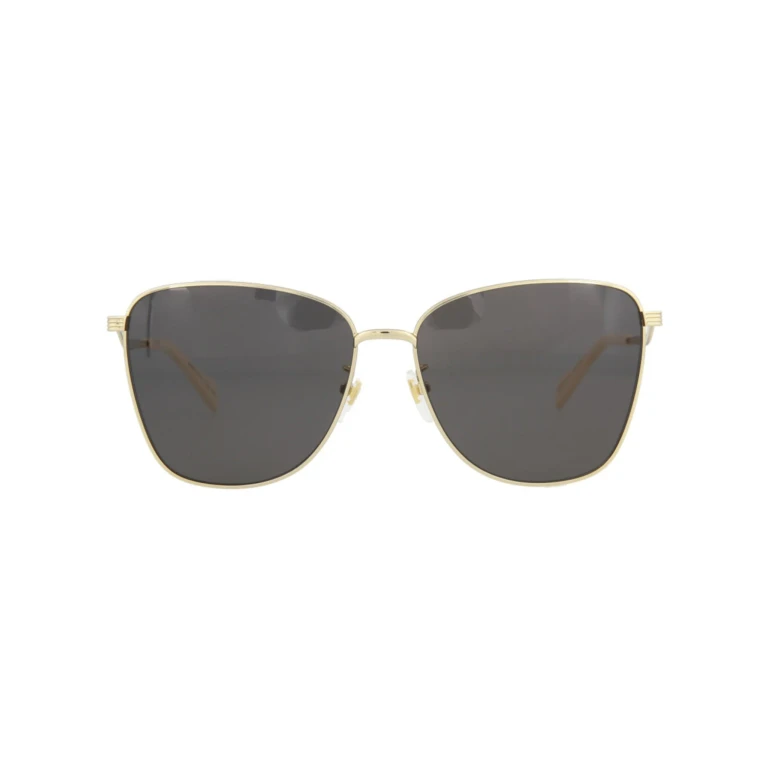 Square-Frame Metal Sunglasses