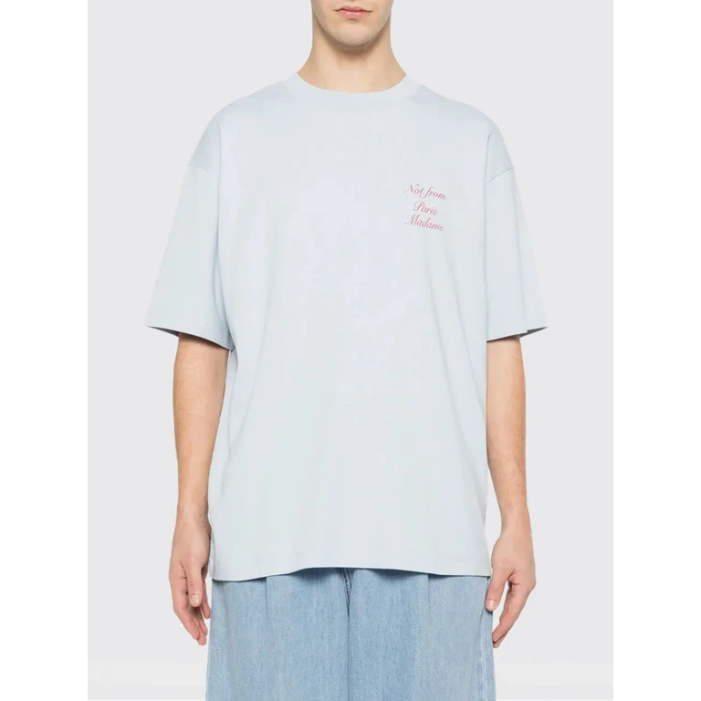 DRÔLE DE MONSIEUR T-Shirt Men color Blue (KTS209CO002LIGHTBLUE)