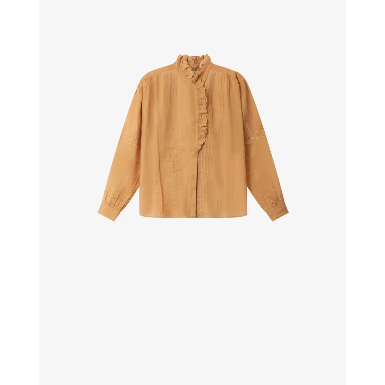 Haut / Top Leota - Femme - Caramel - Taille34 - Marant Étoile