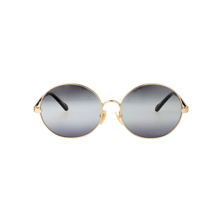 Chloé Ch0281s 002 Gold-gold-blue Metal Sunglasses - Women