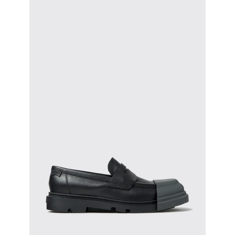Bicolor Junction Loafers in Calf Leather with Notched Sole (K201633-012JUNCTION0)