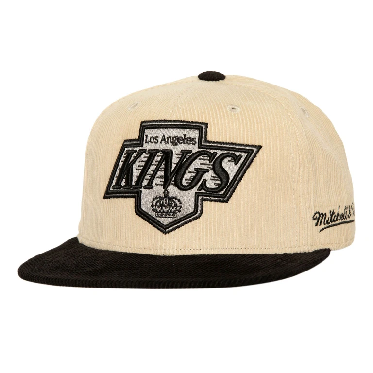 Men's NHL 2 Tone Team Cord Fitted Vntg Kings Fitted Caps