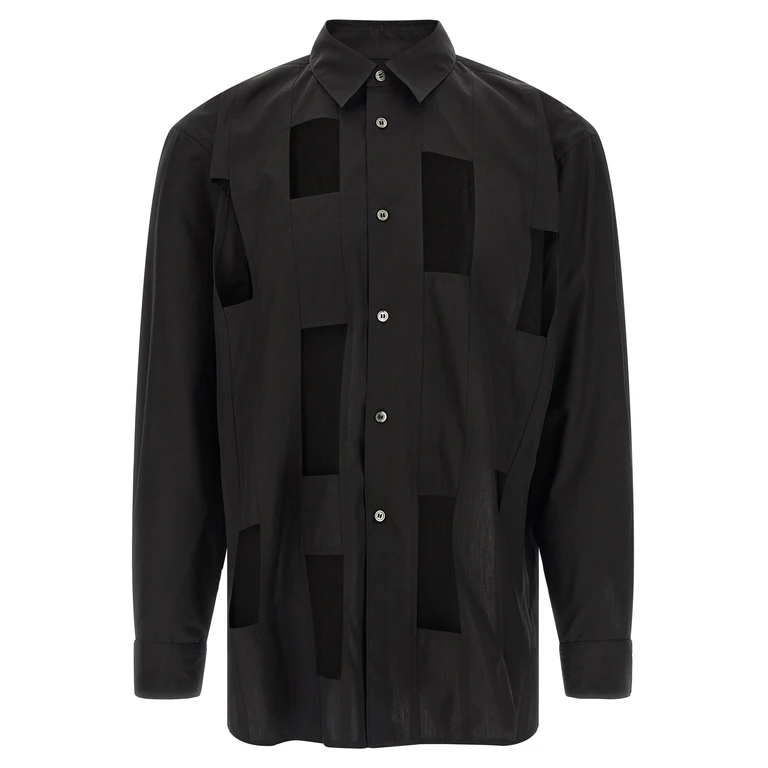 Comme des Garçons Black Cotton Blouse - Men
