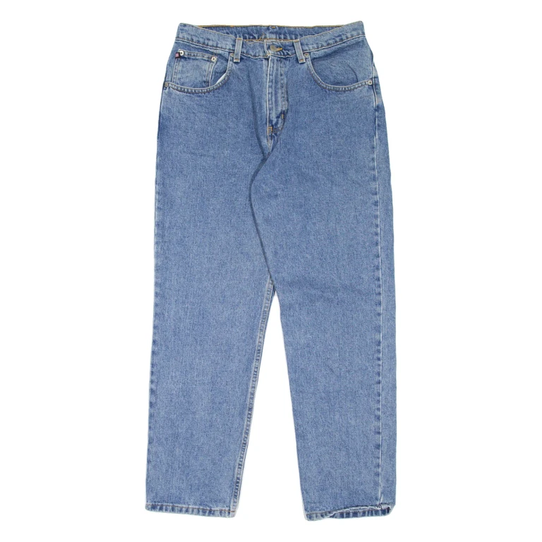 RALPH LAUREN POLO JEANS COMPANY Womens Jeans Blue Relaxed Mom W30 L29