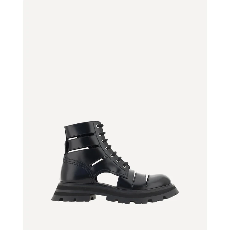 Wander Combat Leder-Ankle-Boots