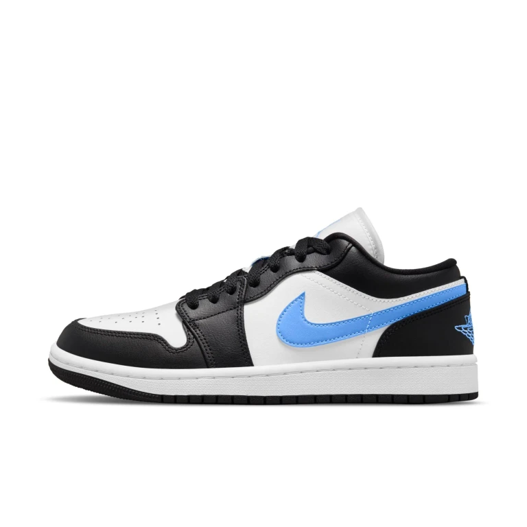 Women's Retro 1 Low 'Black University Blue White' Sneakers