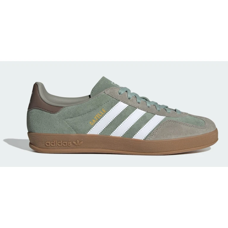 Men's Gazelle Indoor 'Silver Pebble Silver Green' Sneakers