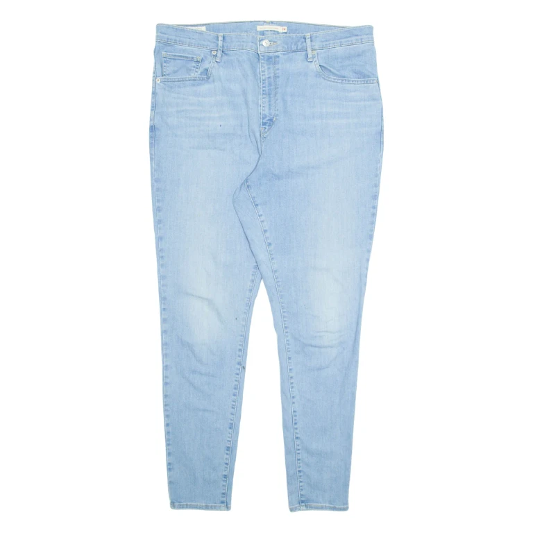 LEVI'S Womens Jeans Blue Regular Tapered Stone Wash W36 L32