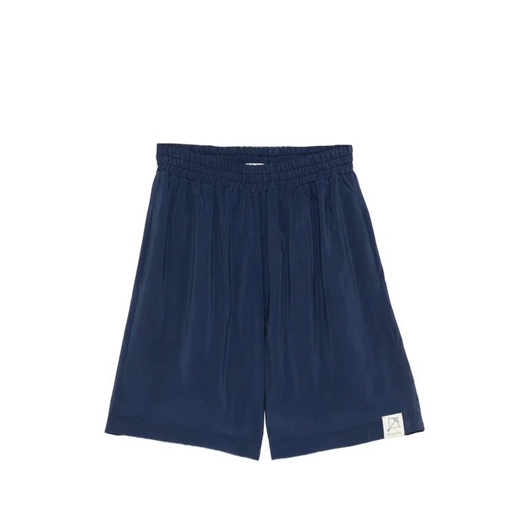Elasticated-waist Shorts