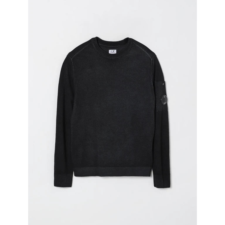 C. P. COMPANY Sweater Kids color Black (CMW009LHC0160100)