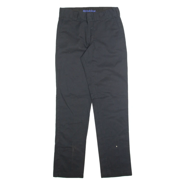 DICKIES Chino Mens Trousers Black Regular Straight W28 L30