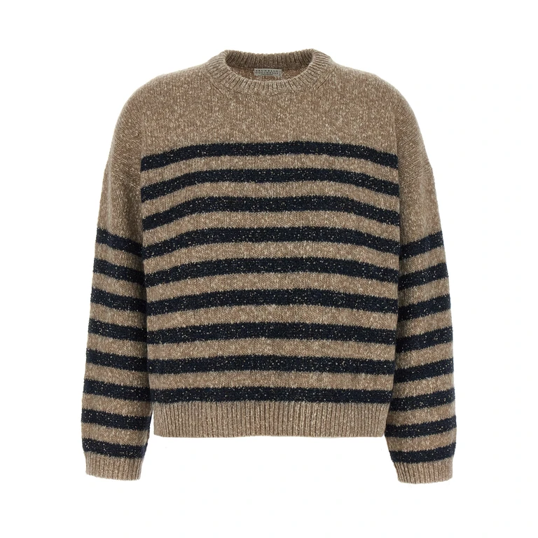 Brunello Cucinelli Multicolor Wool Cardigan Clothing - Women