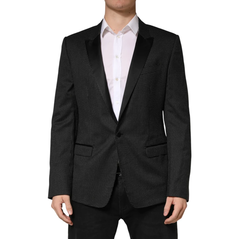 Dolce & Gabbana Black Fantasy Single Breasted Jacket Blazer Clothing - Men