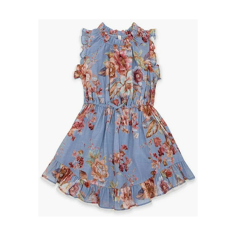 Robe Au Genou - Multicolore (1449DRS261DENIMFLORALMULTI)