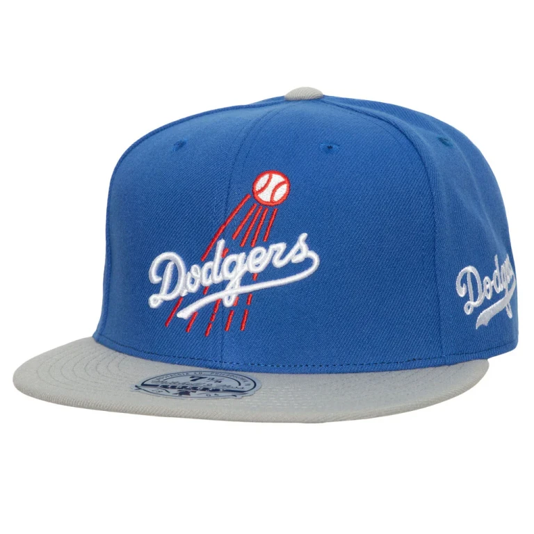 Men's MLB Bases Loaded Fitted Coop Dodgers Fitted Caps