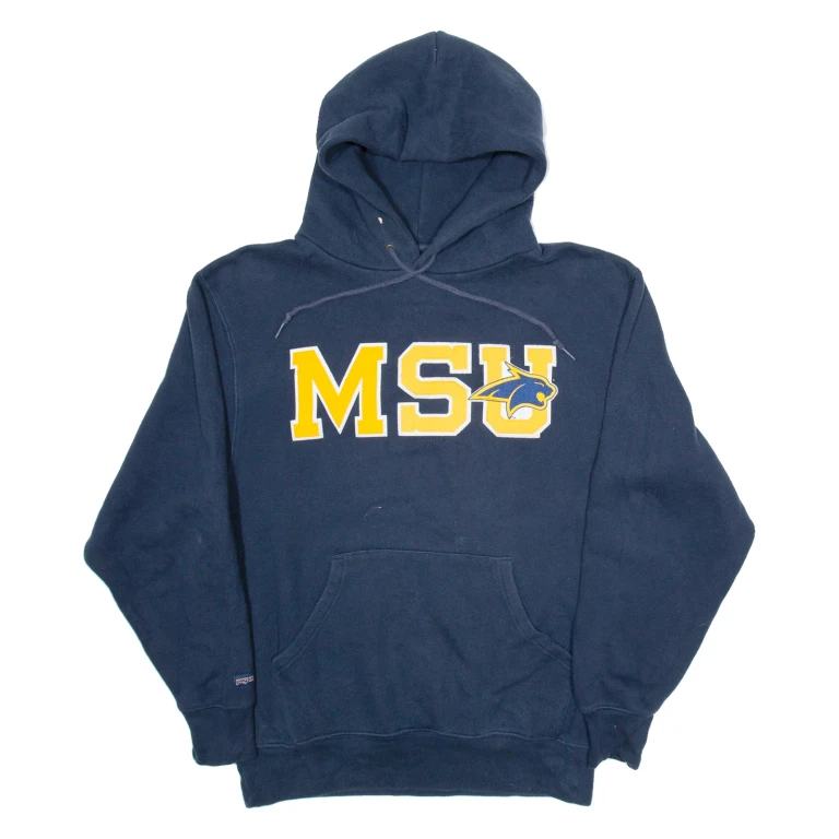 JANSPORT MSU Mens Blue Hoodie USA M
