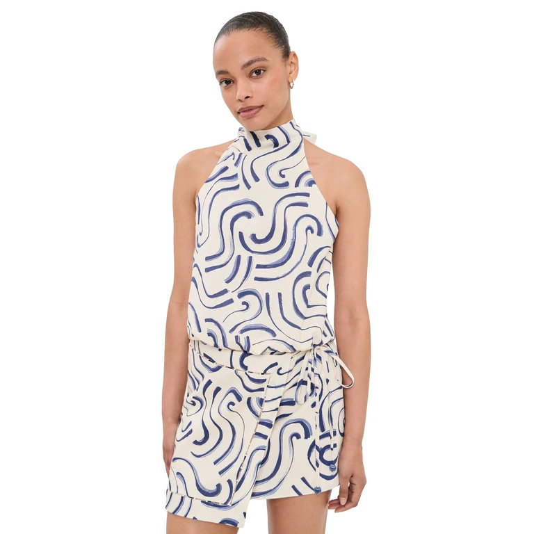 Sirenza Dress Blue Wave XL