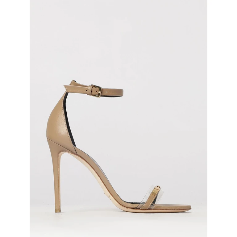 Heeled Sandal Woman color Beige (SA89L61E2229)