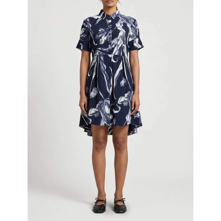 Dress Woman color Blue (PS26D21451124014BOTANICAL)