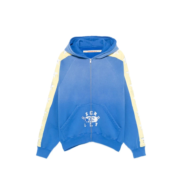 Secnd Slf Star-print Zip-up Hoodie (ALFPHD)