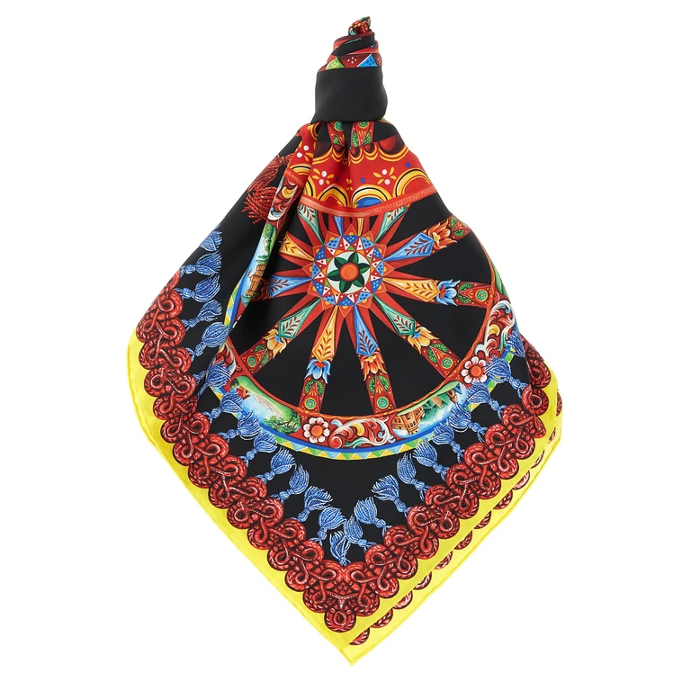 Multicolor Silk Scarf - Women