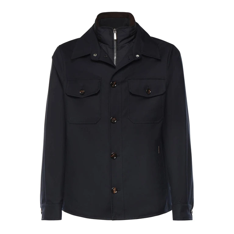 Moorer Veste Casual - Bleu Foncé (MOUGI101278TEPA184)