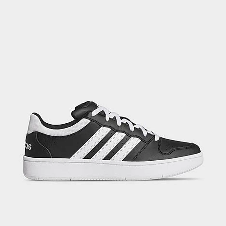 adidas Men's Hoops Classic Casual Shoes in Core Black/Cloud White/Cloud White Size: 7.0