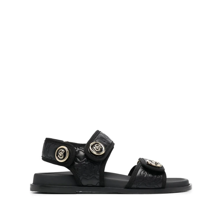 Ferragamo Logo-Plaque Detail Sandals