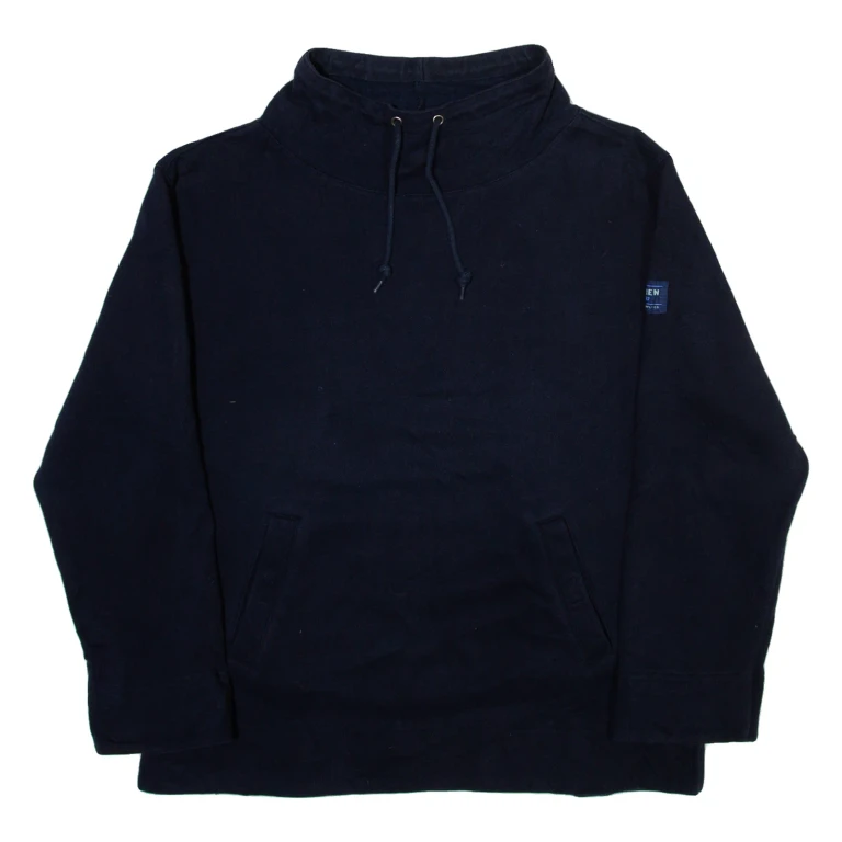 LAUREN RALPH LAUREN Womens Sweatshirt Blue High Neck L