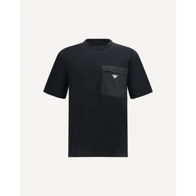 PRADA Pocket T-shirt with logo Male S