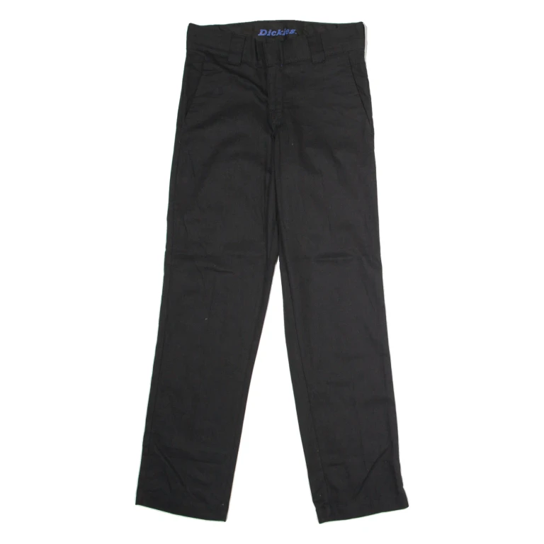 DICKIES Flex Workwear Mens Trousers Black Slim Tapered W28 L30