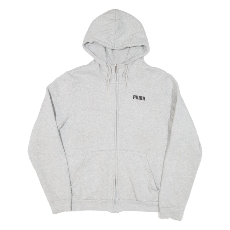 PUMA Womens Grey Hoodie Full Zip XL