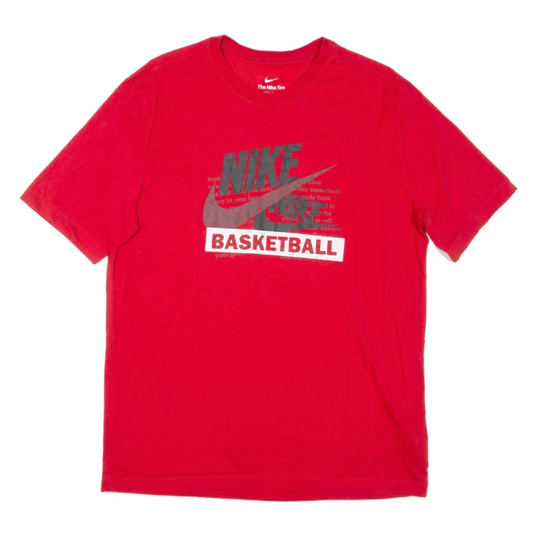NIKE Mens T-Shirt Red M