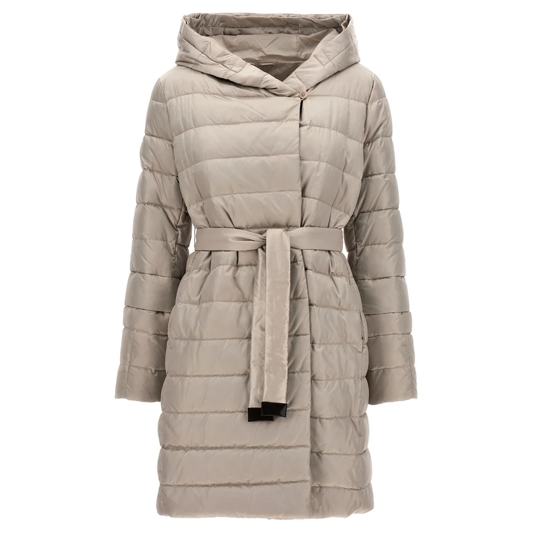 Max Mara White Polyamide Full-Length Jacket Clothing - Women