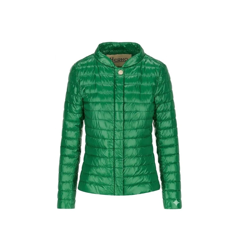 Bicolor Polyamide Full-Length Jacket Clothing - Women